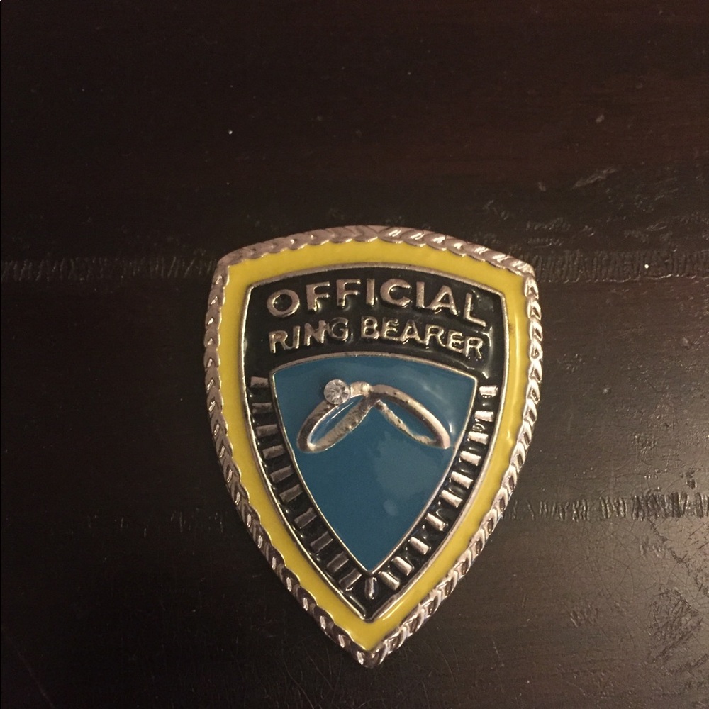 Wedding! Official ring bearer badge